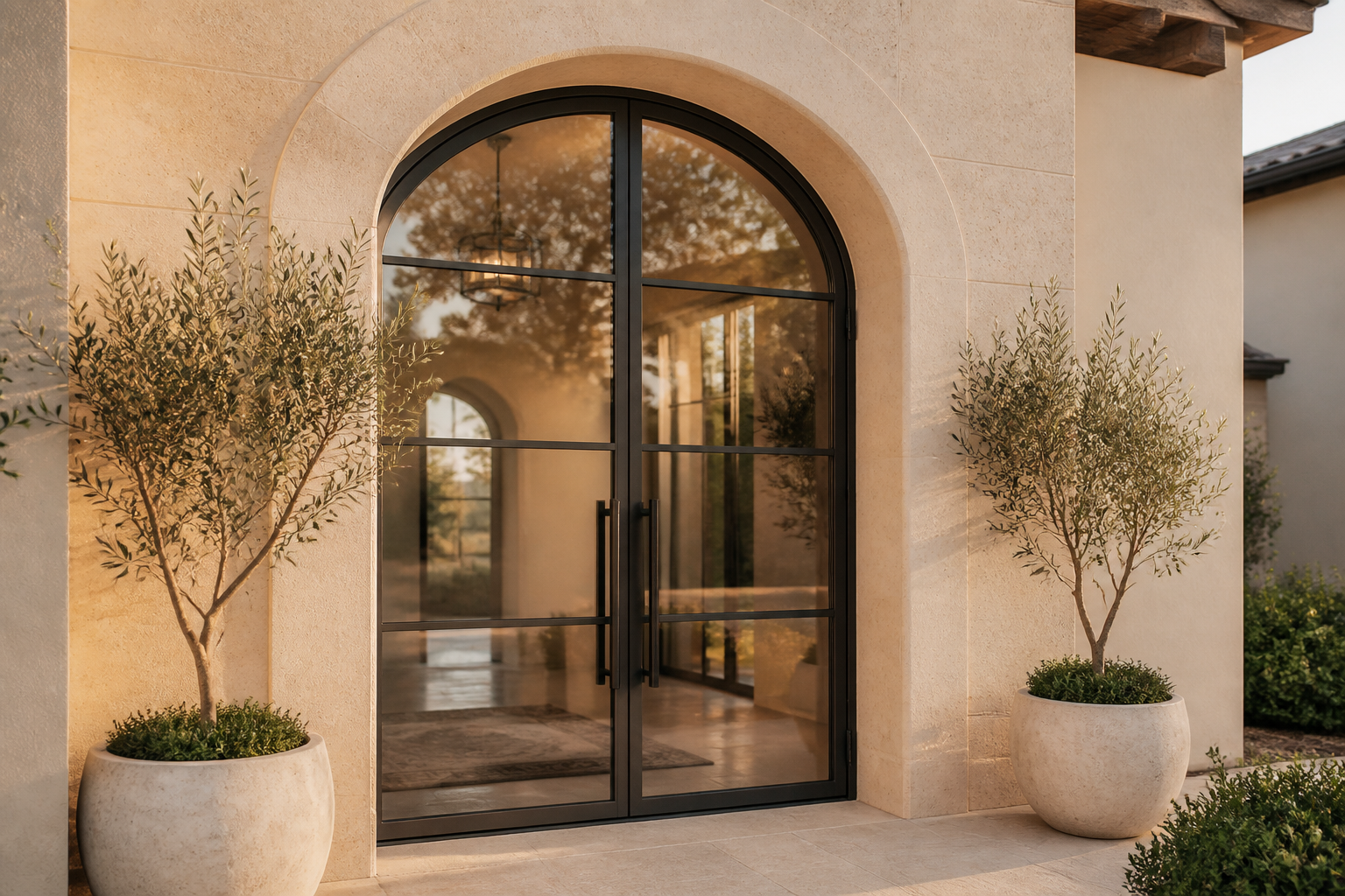 VLX 100 Arched / Custom Door in Miami Lakes, FL | Sightline Windows & Doors Miami Lakes - detail 3