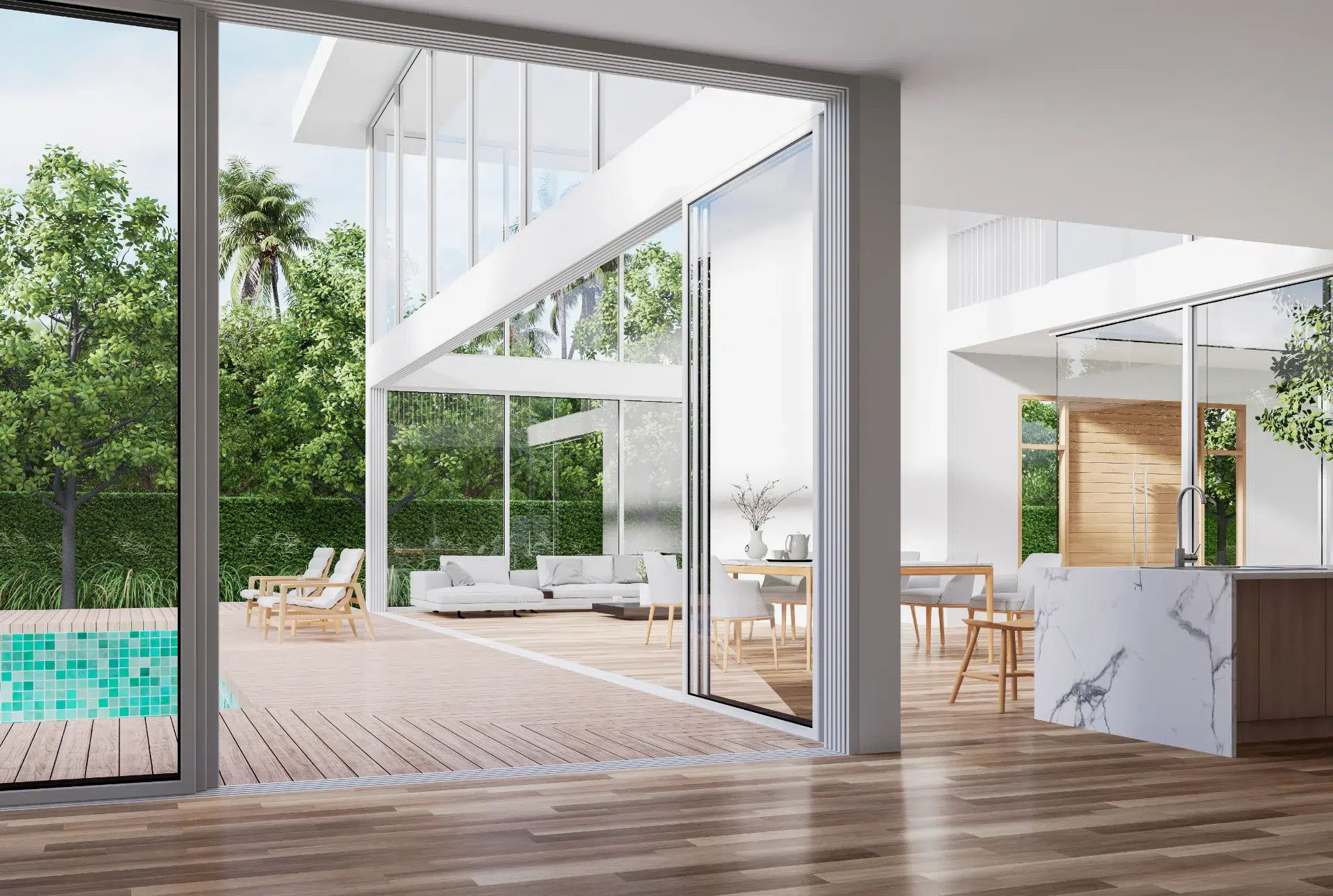 VLX 138 Panoramic Sliding Door in Miami Lakes, FL | Sightline Windows & Doors Miami Lakes - detail 1